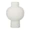 CosmoLiving by Cosmopolitan White Ceramic Modern Vase, 8&#x22; x 12&#x22;